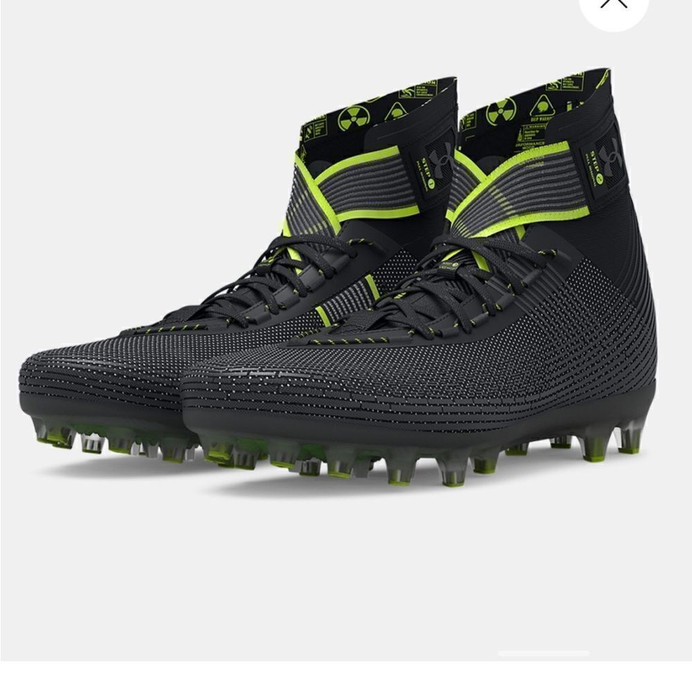 Men’s Under Armour Highlight MC Football Cleats, Black, NWOB, NEW - Picture 6 of 6